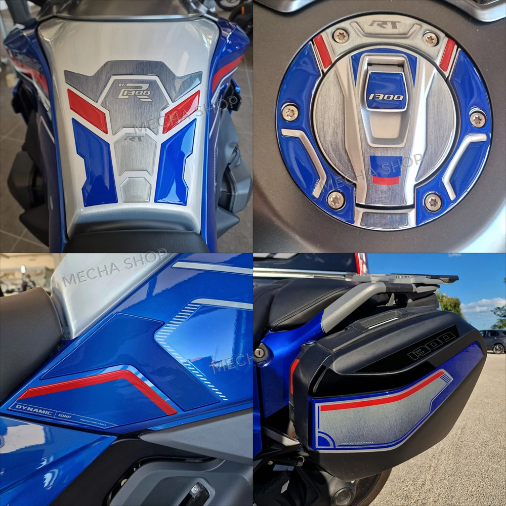 جديد R1300RT 2025 دراجة نارية خزان وسادة حماية ثلاثية الأبعاد ملصق ل R 1300 RT 2026 الأمتعة الجانب عدة ملصق مائي الملحقات