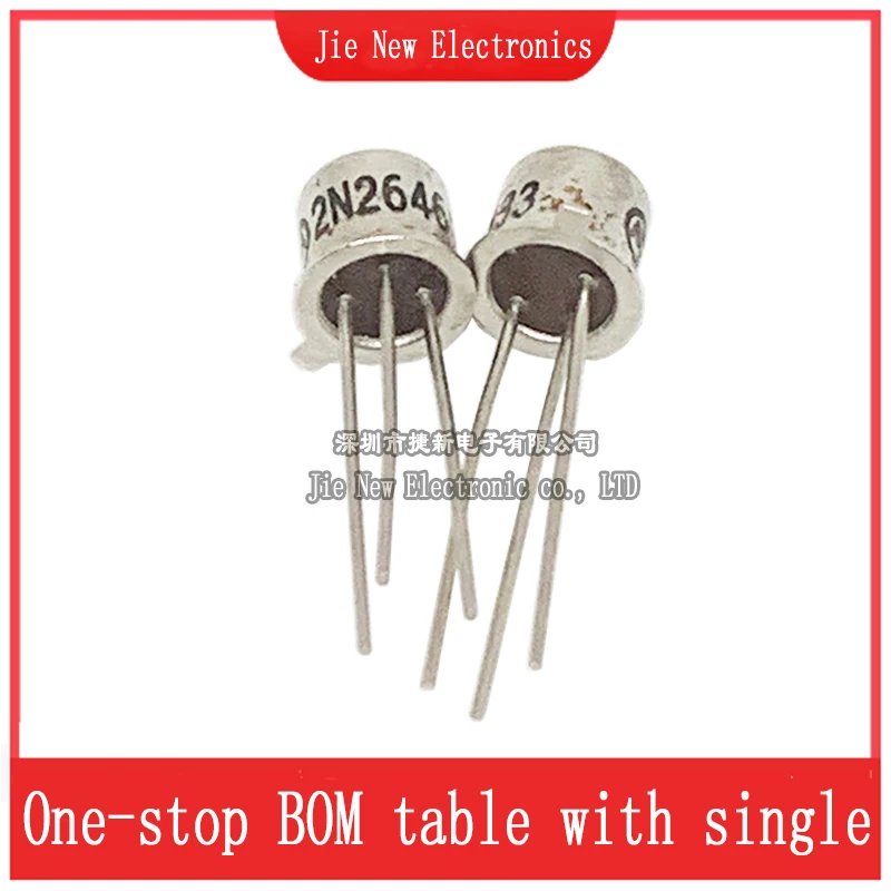 5PCS 2N2646 2646 package TO-39 Brand new gold sealed transistor