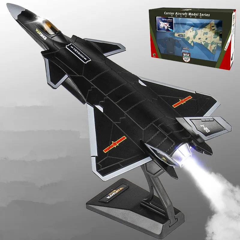 

Jetable 1: 72 alloy Plane Fighter Model Simulated sound and light military aircraft toys Classic collection ornaments