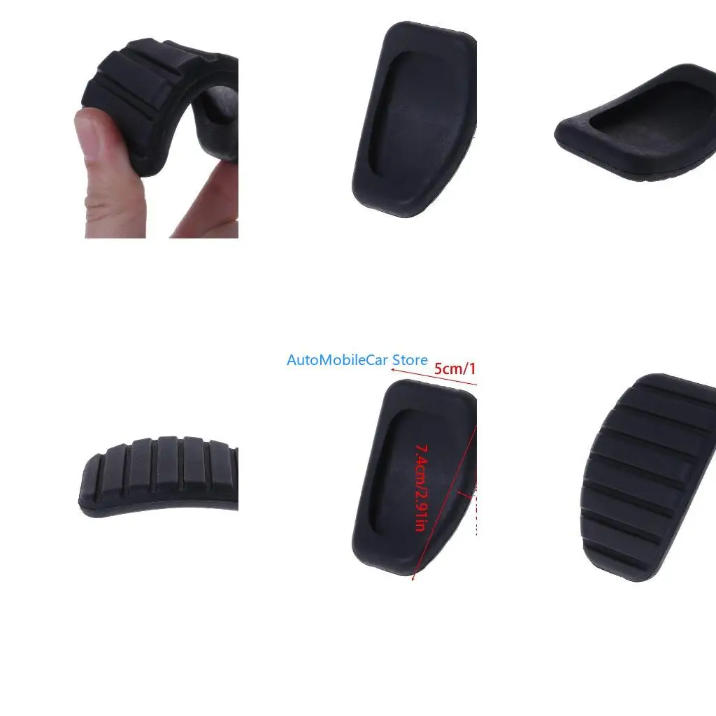 G8TE Vehicle Auto Clutch Brake Pedal Rubber Pad Cover Protector for Renault Megane Clio Kango Scenic CCY