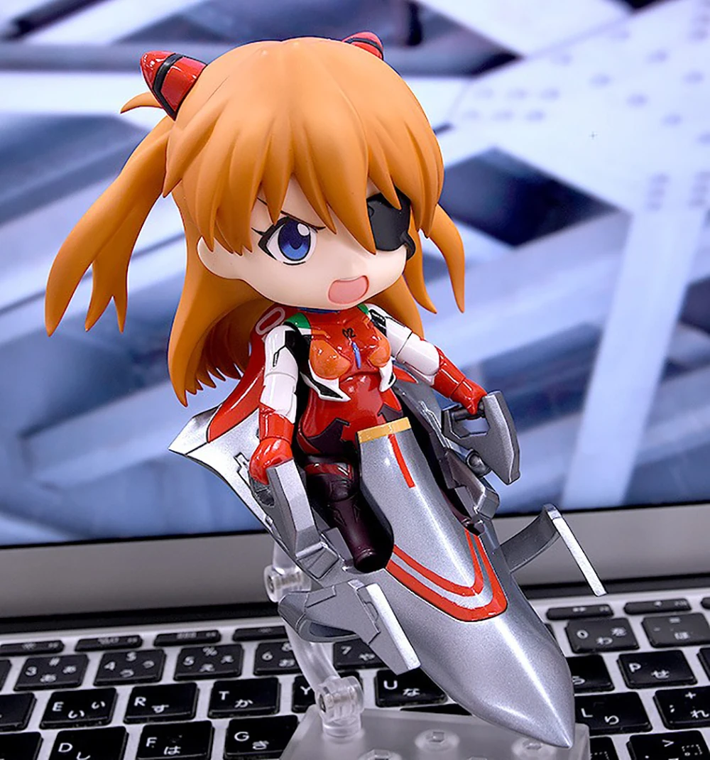 100%Original in Stock Good Smile Company Nendoroid(#1431)Evangelion Shin Gekijouban Souryuu Asuka Langley Plugsuit Ver.Anime Toy
