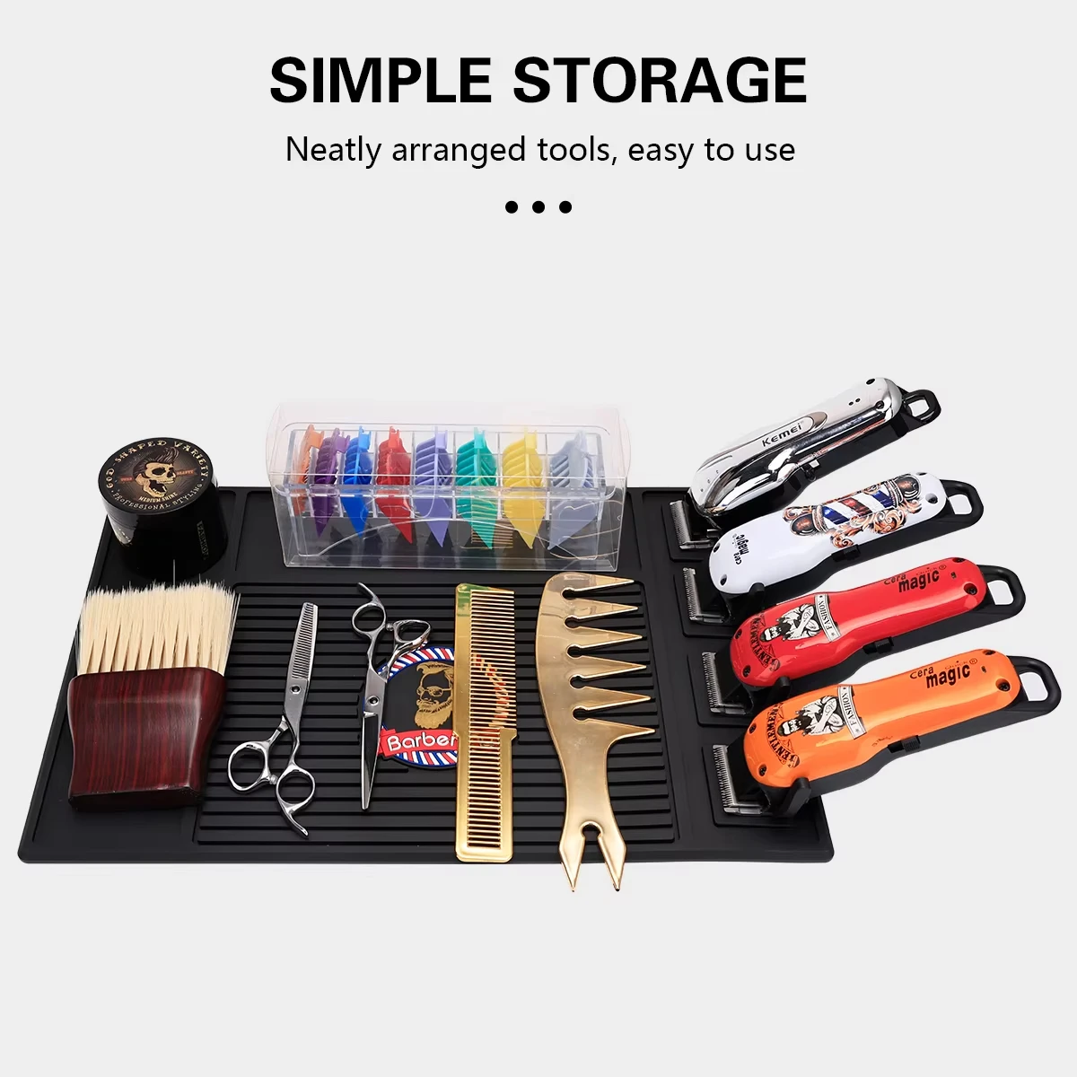 ספר מגנטי מגש ספרות מערכות סיליקון אחסון מחצלת סלון שולחן CushionTray NonSlip משטח עמיד בחום