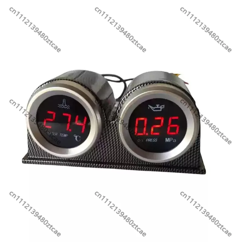 Double Position Instrument Frame Waterproof Digital Combined Meter Water Temp Oil Pressure Voltage For Engineering Equipment