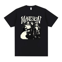 Famous Rock Band Maneskin Rush World Tour T Shirt Men Women Fashion Oversized Short Sleeve Tshirt Men's Casual Crewneck T-shirts