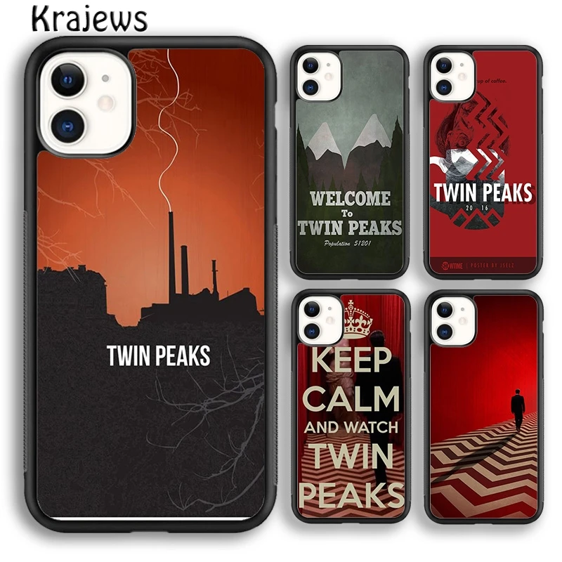 Krajews Twin Peaks Fire Walk With Me Phone Case Cover For iPhone 16 15 SE2020 14 6 7 8 plus 11 12 13 pro max coque Fundas