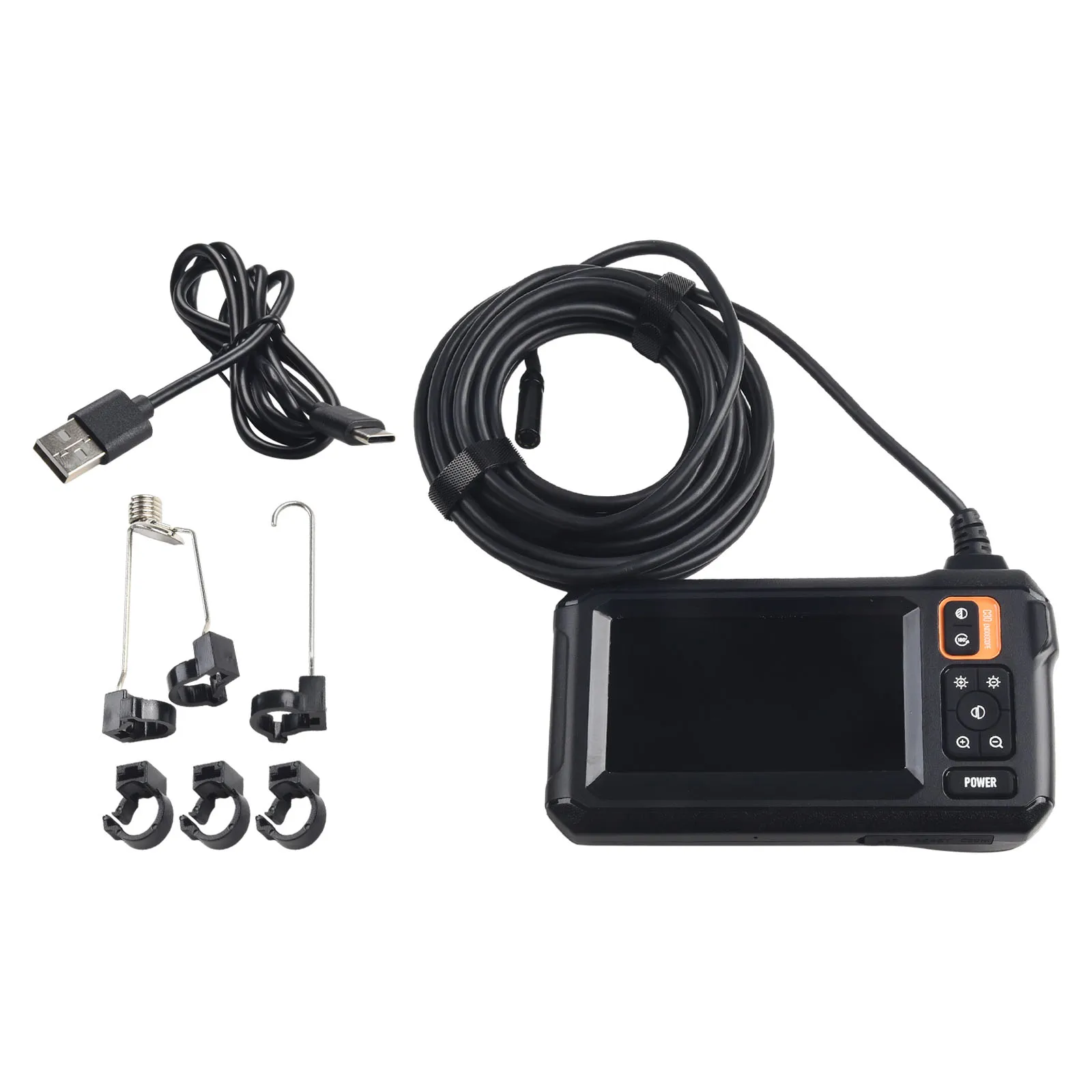 

Industrial Endoscopes Camera HD 1080P 4.3-inch IPS Screen, 1080P Pipeline Inspection Camera IP67 Waterproof Rating, 8 LED Lights