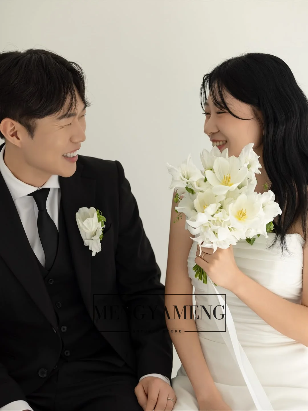 ZHUISHU 심플한 한국 웨딩 드레스 사진 촬영 우아한 스트랩리스 신부 드레스 파티 이브닝 맞춤형