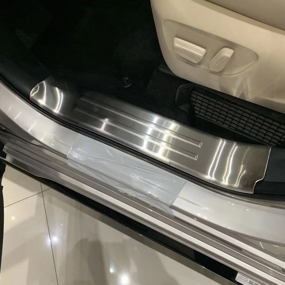 

Car Accessories For Toyota Sienna 2021 2022 Stainless Steel Inner Door Sill Scuff Plate Cover Trim Welcome Pedal Threshold 4pcs