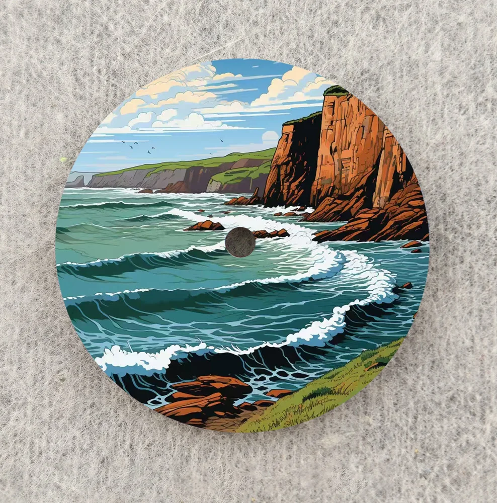 NH35 Dial Creative Canyon Dial 28.5mm Dial NH36 Dial Colour Dial Fit NH35/NH36 Movement Watch Parts Replacement Custom LOGO