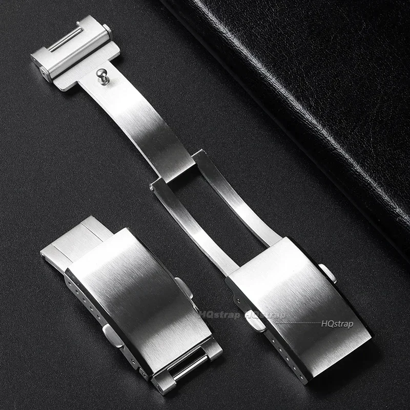 Solid Stainless Steel Buckle for Rolex Submariner 9x16mm Metal Folding Clasp for Daytona Luxury Deployment Watch Clasps for GMT