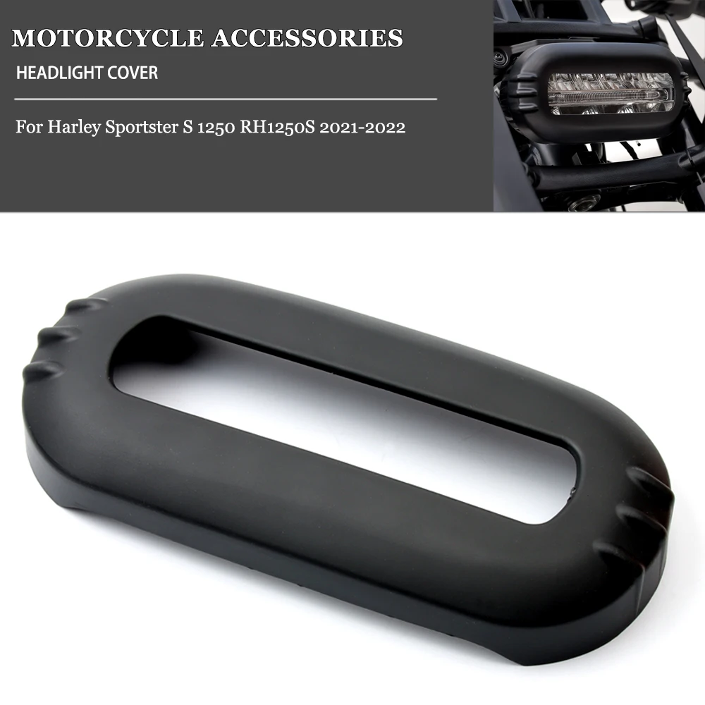 Motorcycle For Harley Sportster S 1250 S RH 1250 S RH1250S 21-2022 NEW Headlight Guard Protector Headlamp Bezel Cover Trim Cover