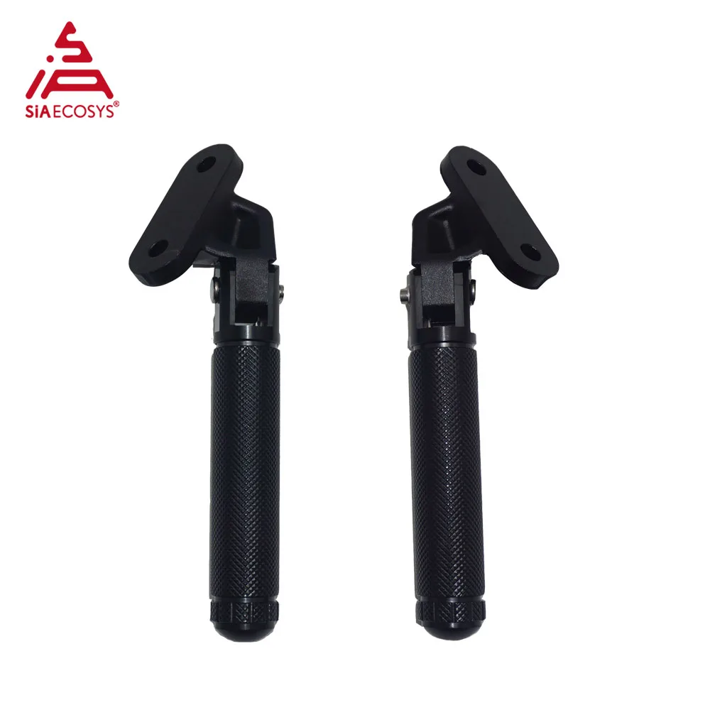 SIAECOSYS Folded Footpeg 2Pcs/ Pair for Electric Bicycle Scooter Motorcycle
