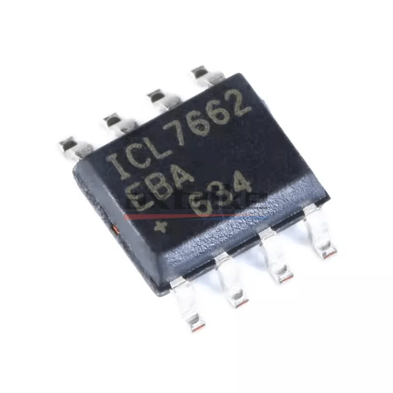 5PCS ICL7662EBA+T SOP-8 ICL7662EBA ICL7662 Input 4.5V - 20V 10KHZ SMD IC CMOS Voltage Converters