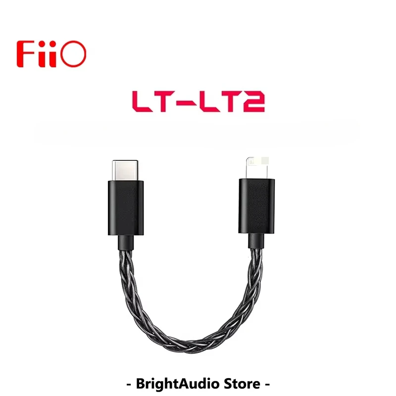 FiiO LT-LT2 LT to Type-C Data Cable for iOS Devices with USB-C DAC/AMP 10cm