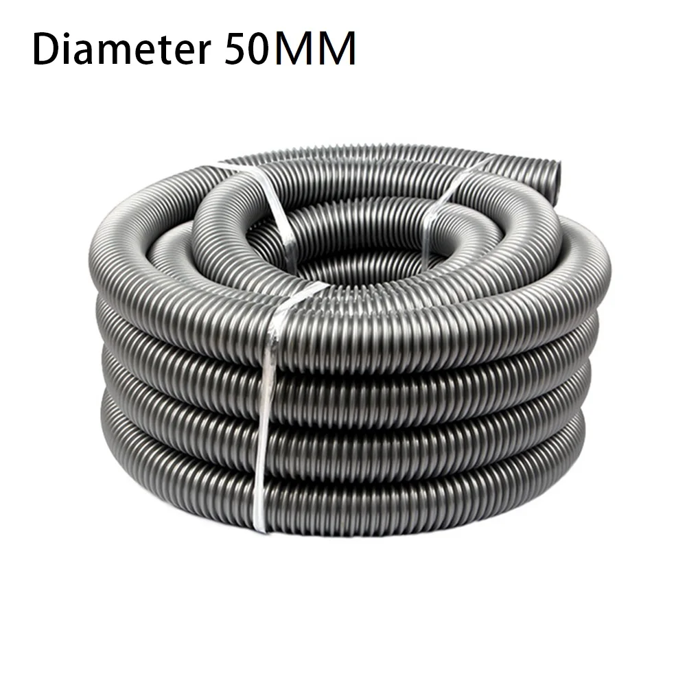 1m Flexible Vacuum Cleaner Thread Hose Inner 50mm Straws Spare Parts Replacement Household Supplies Cleaning Vacuum Parts