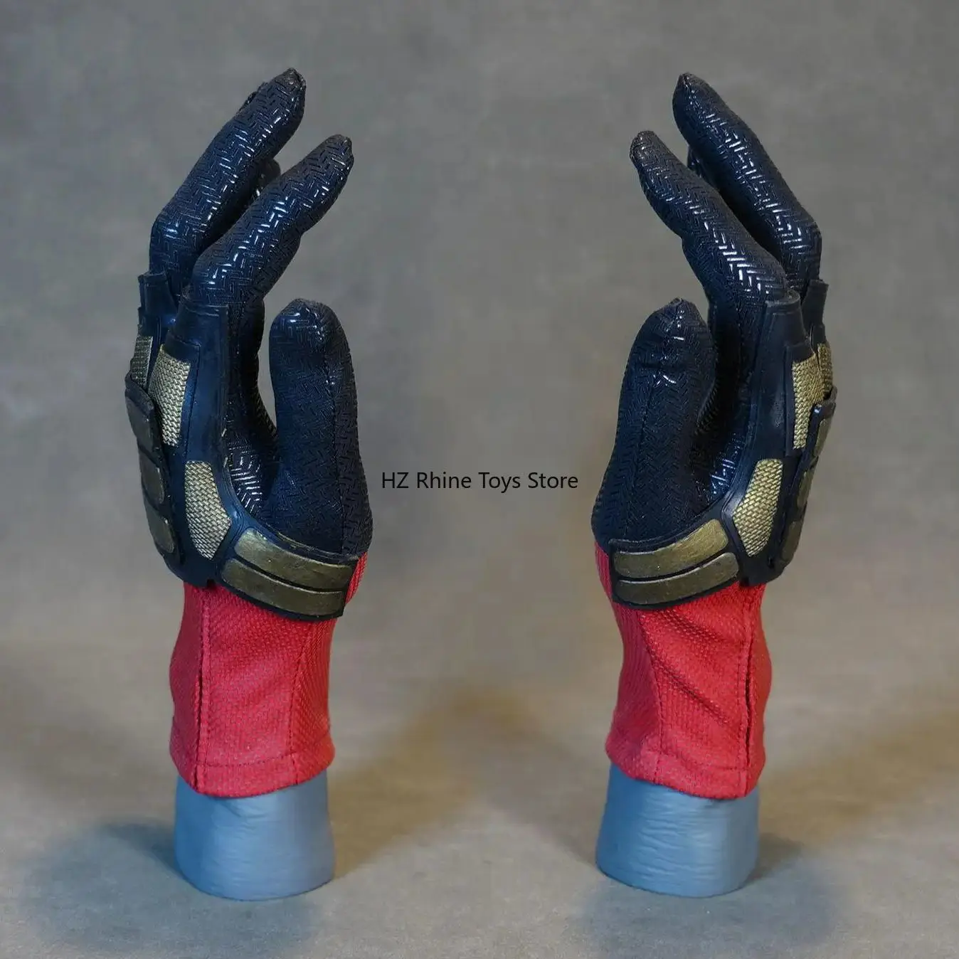 Dead-pool 3 Gloves Movie Restoration Self Built Model Handmade Adult Halloween Cosplay Gloves Accessory Gift (One Size)