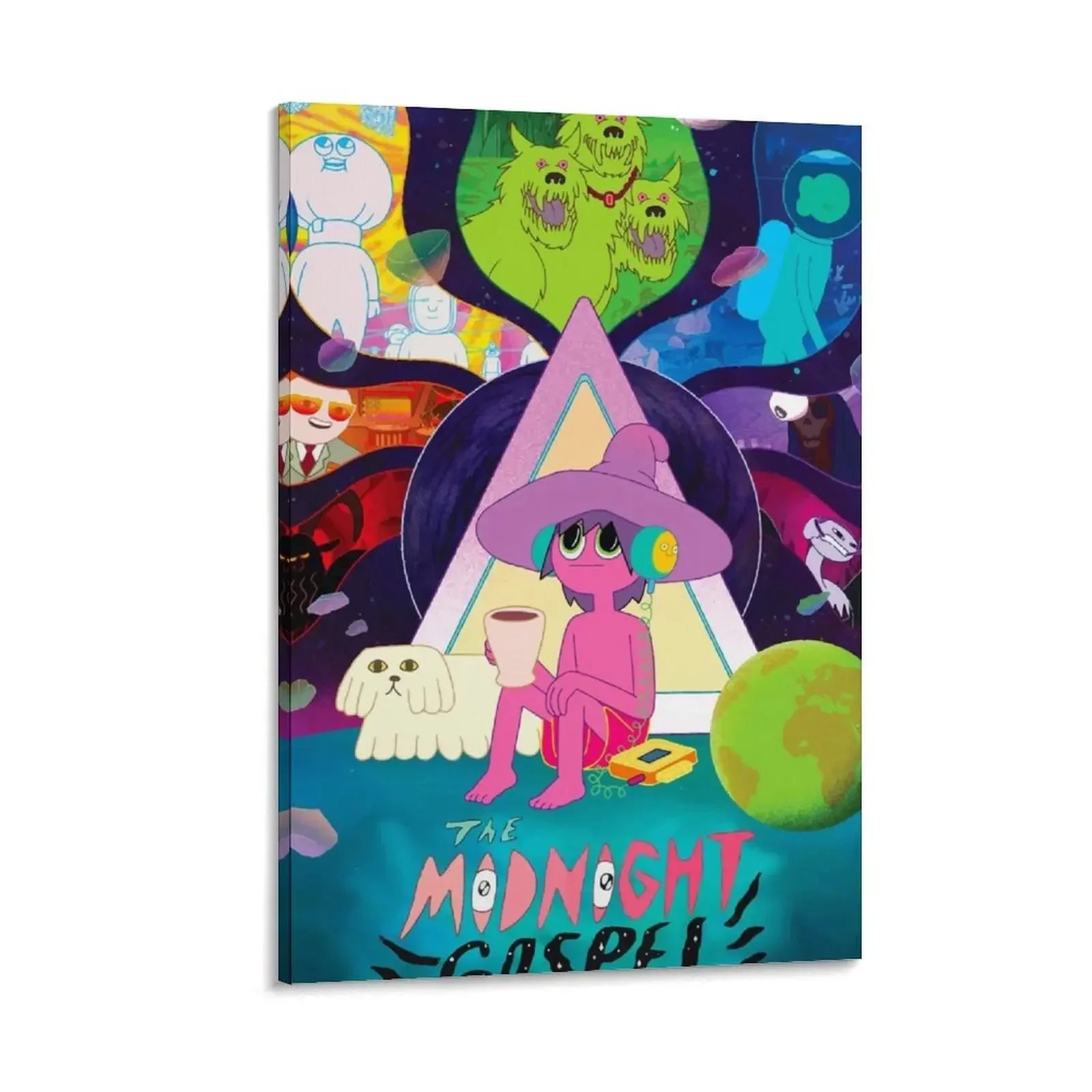 

Midnight Gospel Canvas Painting anime room decor Decoration for bedroom room decoration stickers & posters