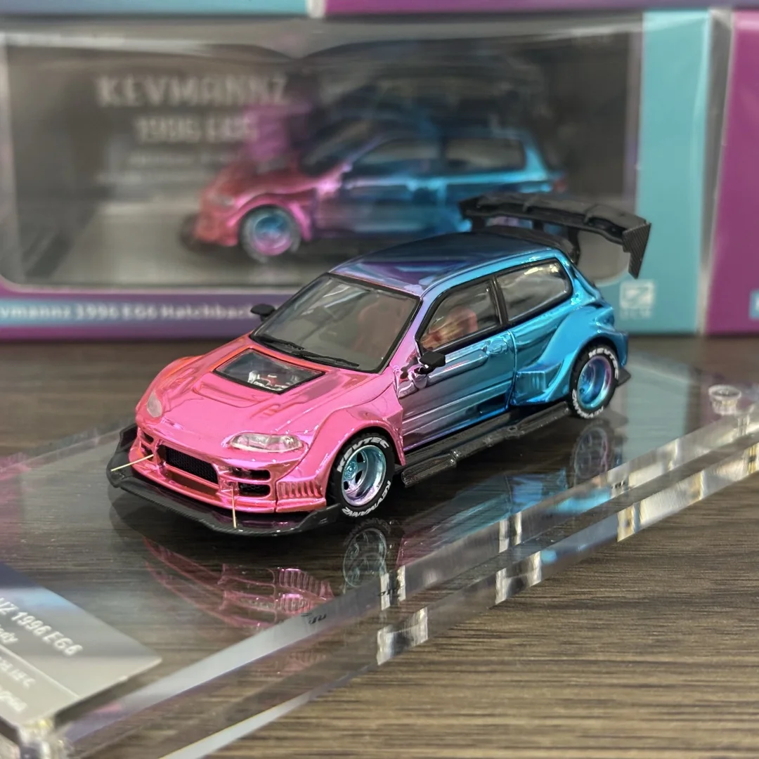 

DCM 1:64 Kevmannz 1996 EG6 Hatchback Wide Body Diecast Model Car