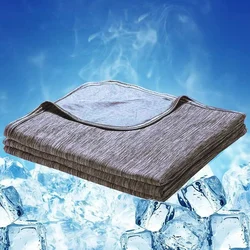Summer Cooling Blanket Lightweight Silky Air Conditioner Solid Color Quilt Breathable Quilt Core Quilted Cooling Blanket 담요