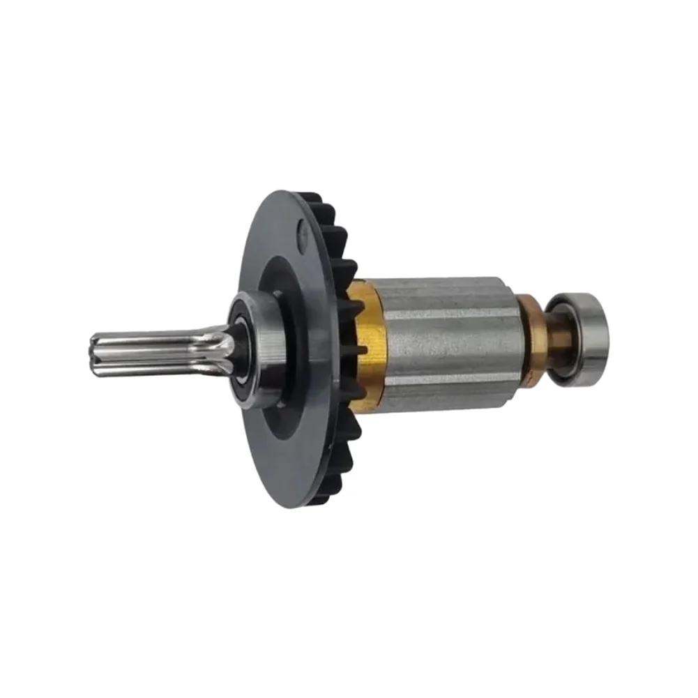 For Rotor Armature 519593-1 For DTW1002 DTW1002Z/DTW1001/DTW1001Z For Impact Wrench Motor Replacement Part Metal Silver
