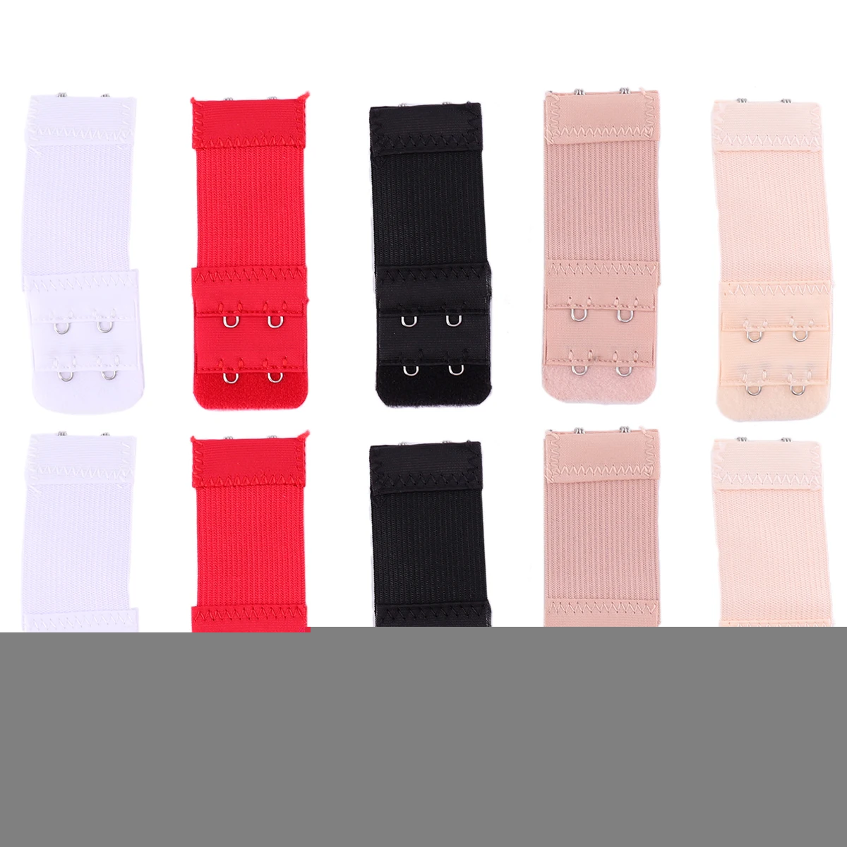 

10 Pcs Bra Extenders Women Underwear Extension Buckle Clasp Adjustable Hooks Cloth Material Pregnancy Weight Gain Bras Accessory