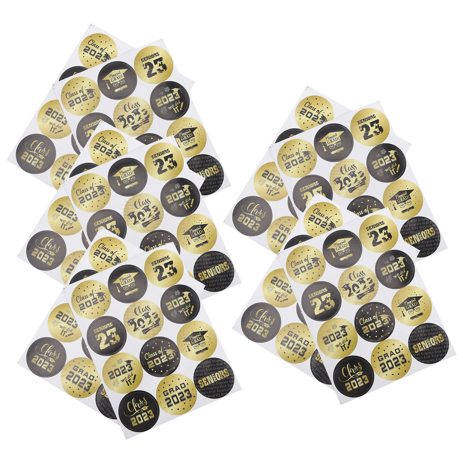 Рисунок 3 - выпускные наклейки с тиснением для выпускников