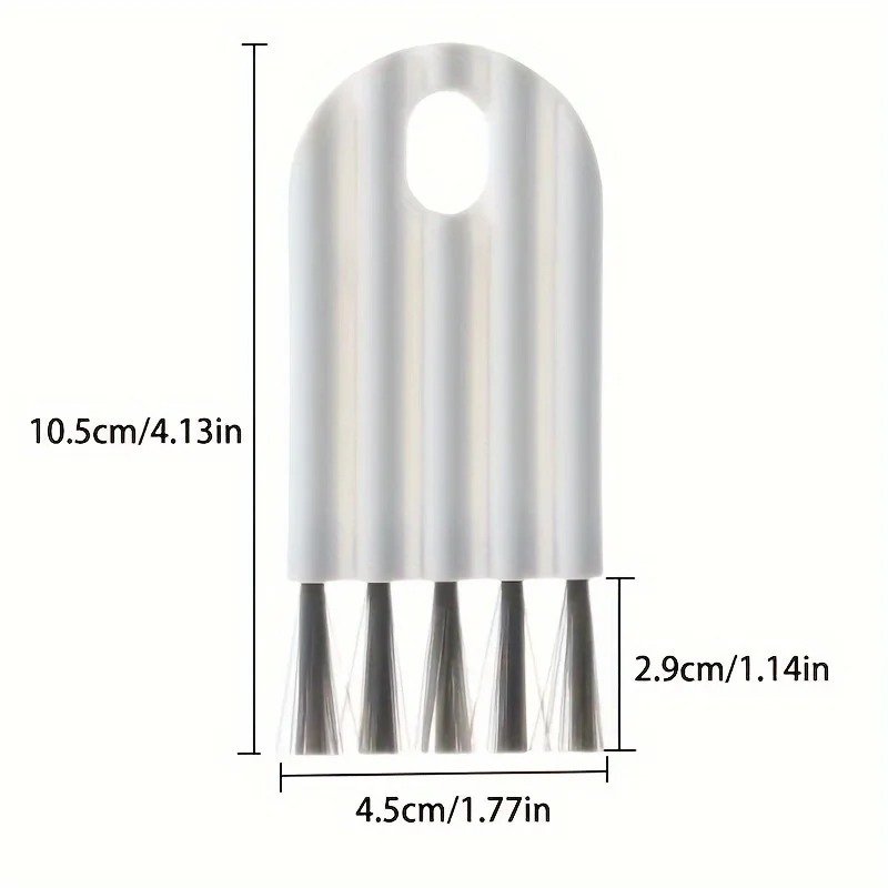 Cup brush crevice kitchen household thermos bottle concave convex cup lid keyboard multifunctional steel wire ball cleaning brus image 5