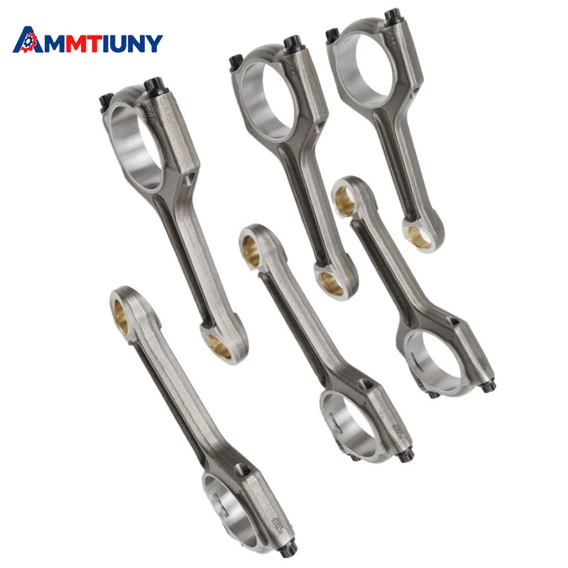 

N55 S55 6PCS Connecting Rods for For BMW F30 F10 35i 40i M2 M3 M4 3.0L Turbo L6 V6 N55 S55 Engine 11247624615 N55B30A