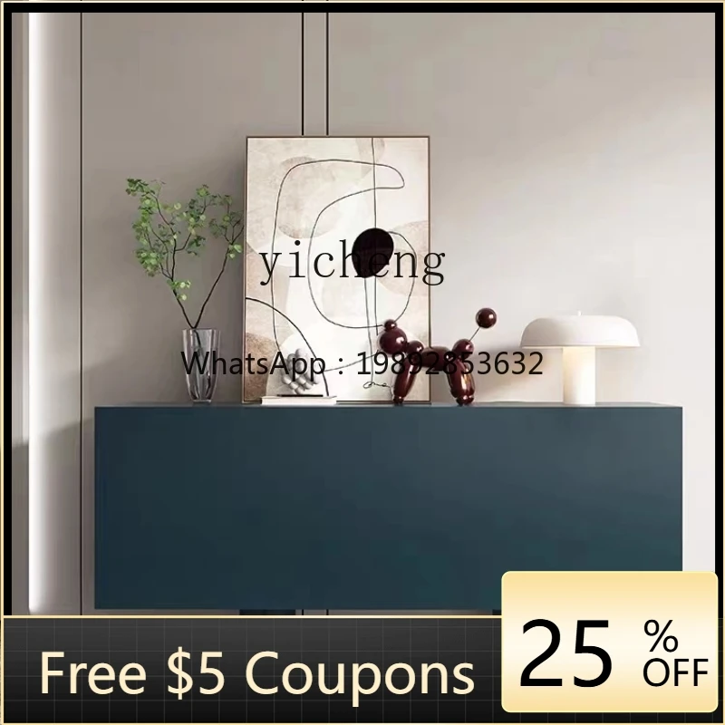 

TQH Modern Creative Side Cabinet Living Room Corridor Entrance Cabinet Shoe Cabinet Dining Room Paint Locker