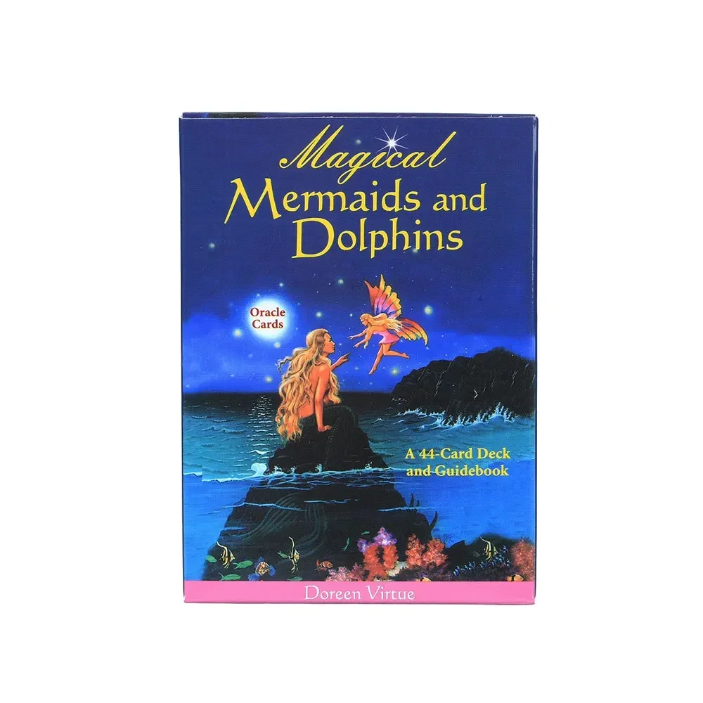 Magische Meerjungfrauen und Delfine, Orakelkarten, Familienparty-Unterhaltung, Brettspiel, Tarot und eine Vielzahl von Tarot-Optionen, PDF-Anleitung