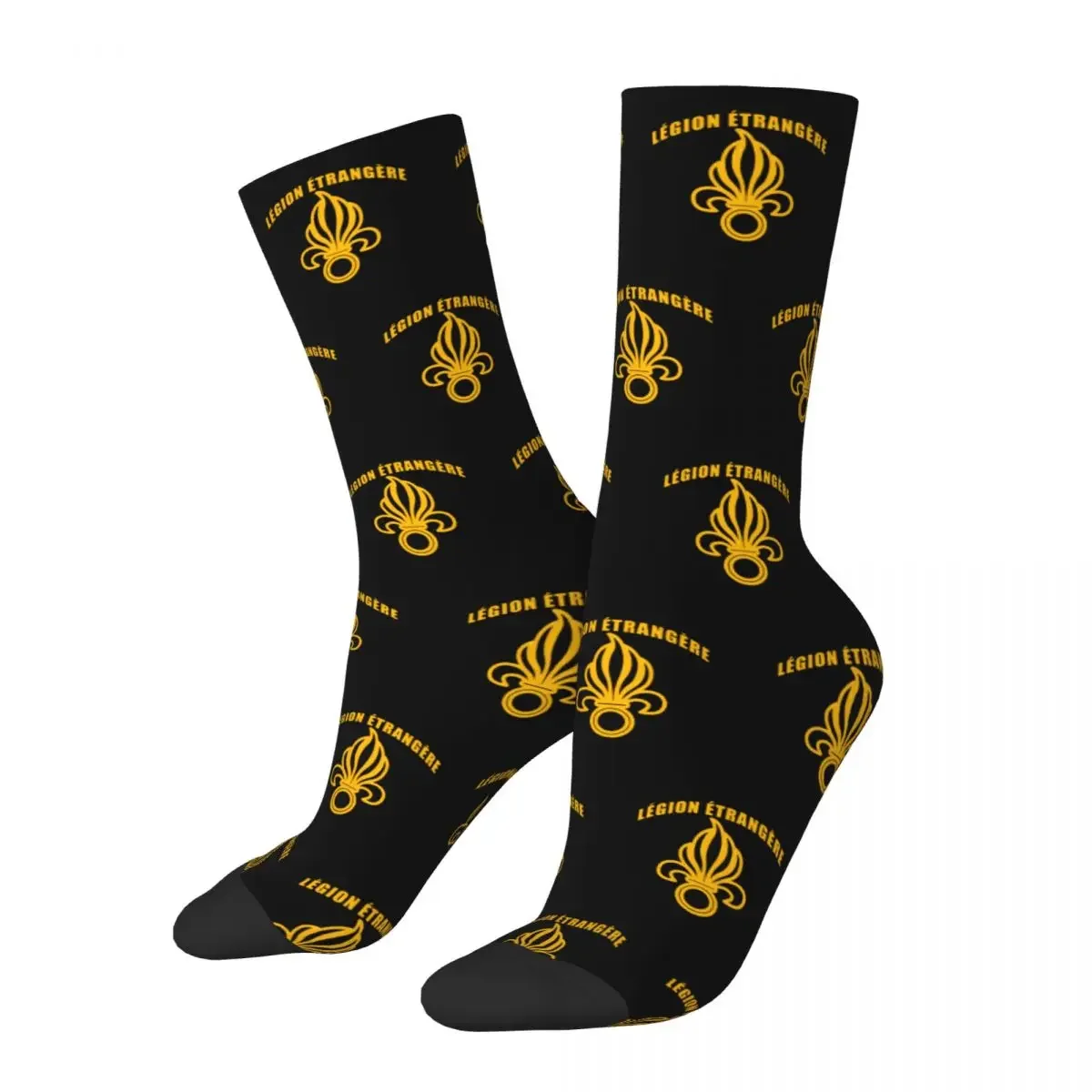 

France Apedes Legio Patria Nostra Socks Men Women French Foreign Legion Socks Spring Summer Autumn Winter Middle Tube Socks Gift