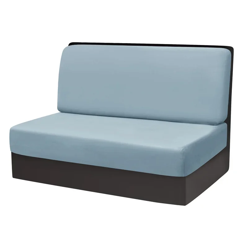 2 stks/set Stretch Fluwelen Bankbank Cover RV Dinette Kussenhoezen Zachte Sofa Rugleuning Cover voor RV Camper Auto Decor