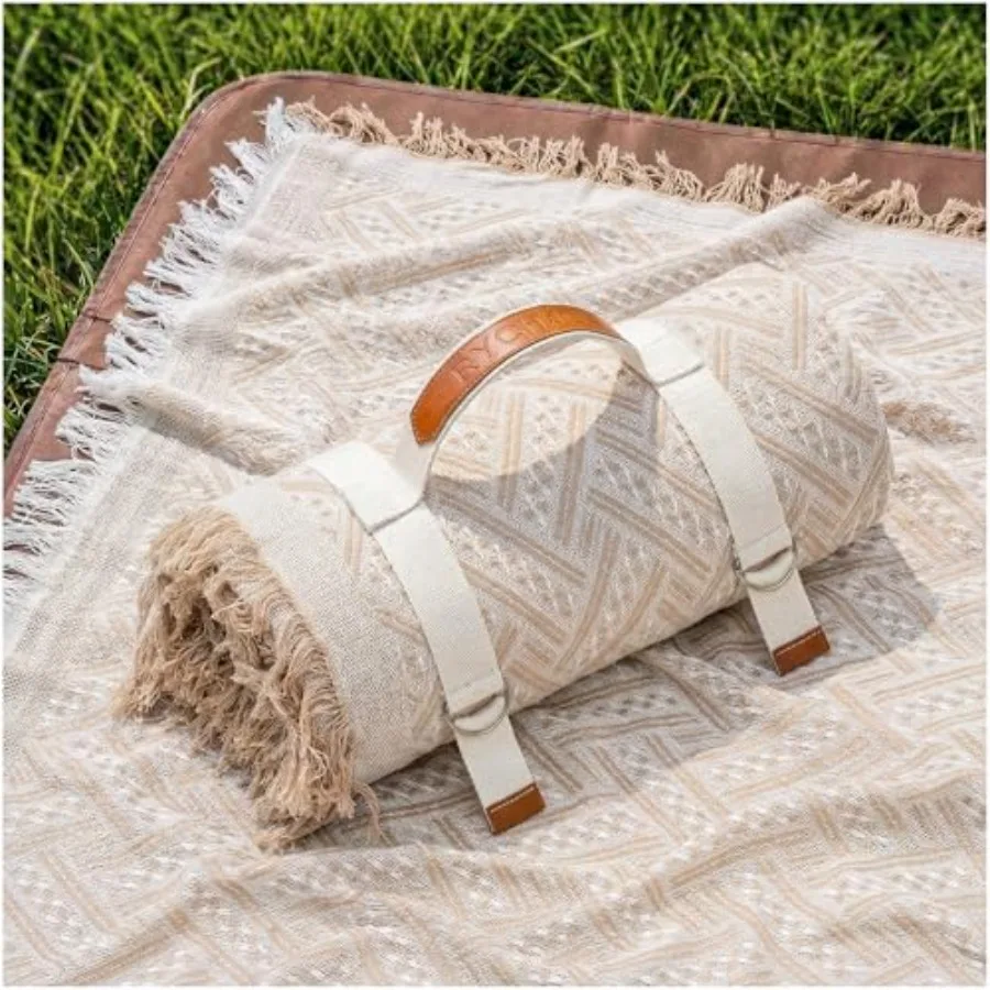 

2 in 1 Extra Large Boho Beach Blanket Towel Sand Free Outdoor Picnic Mat Giant Oversized Xl Big Jumbo Huge Turkish Woven Throw