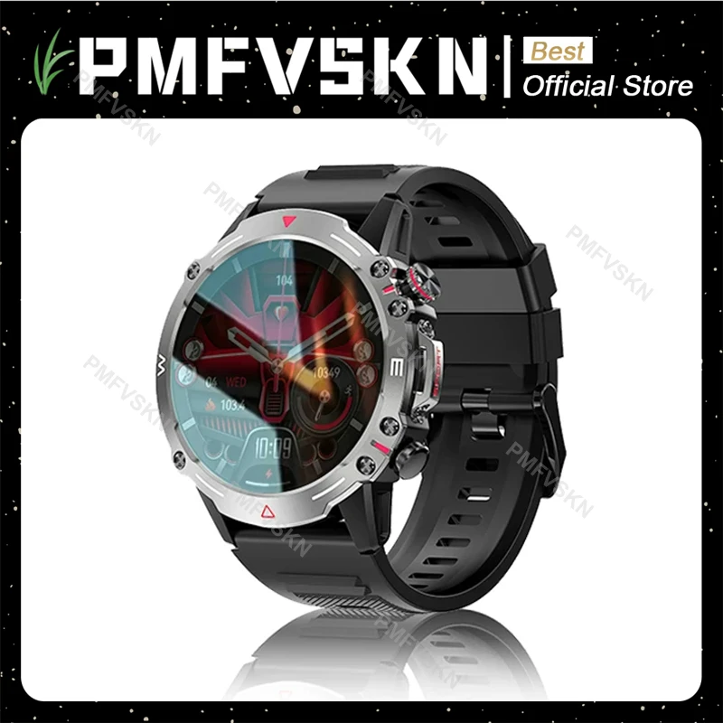 

2024 AMOLED Smart Watch Men Bluetooth Call 410mAh 1.43inch Full Touch Screen NFC Heart Rate IP68 Waterproof Sport Smartwatch