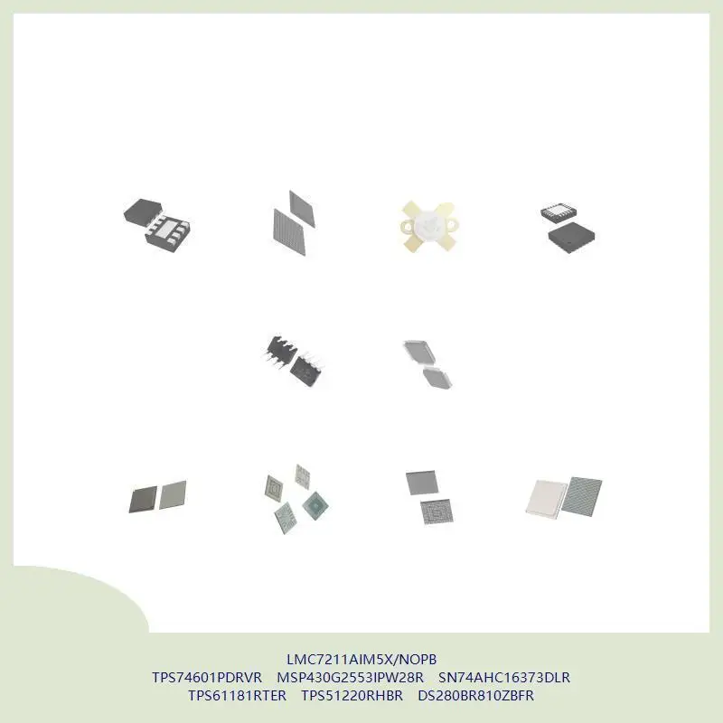 

LMC7211AIM5X/NOPB TPS74601PDRVR MSP430G2553IPW28R SN74AHC16373DLR TPS61181RTER TPS51220RHBR DS280BR810ZBFR