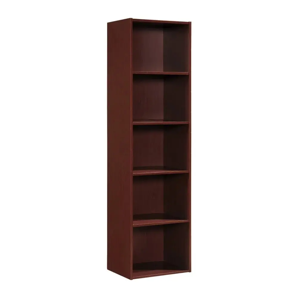 2024 New 5-Shelf Bookcase brown