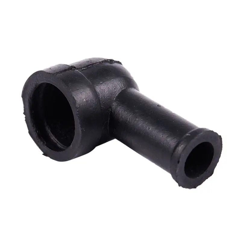 40 Pcs 15Mm X 8Mm Black Smoking Pipe Shaped PVC Battery Terminal Insulating Covers Boots