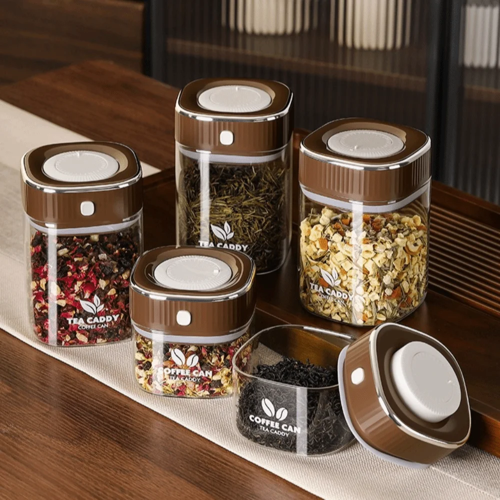 Food Storage Glass Containers Large - حاوية زجاجية لحفظ حبوب القهوة مع
