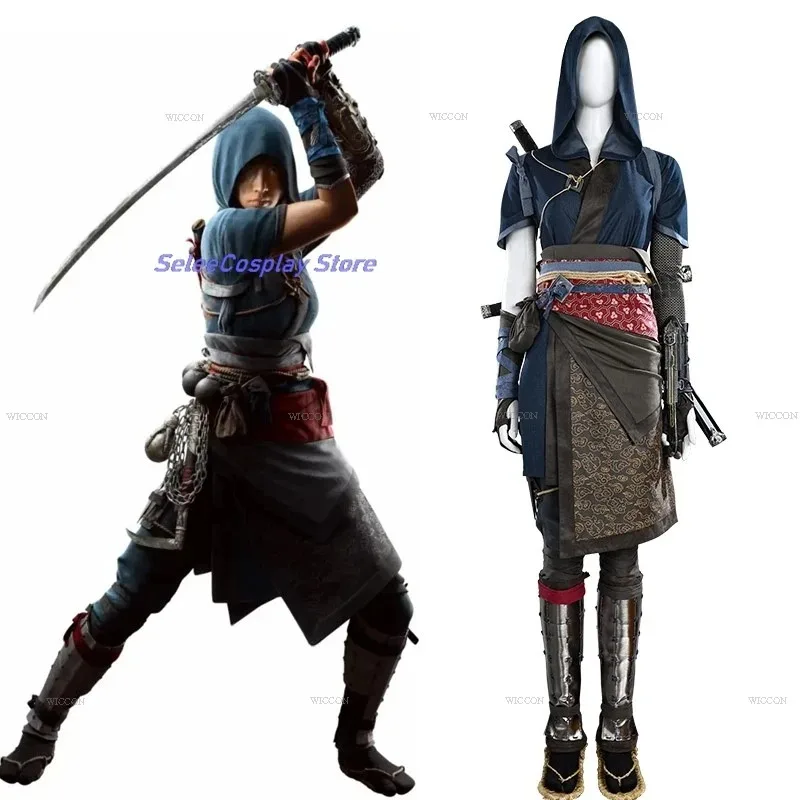 

DY2025Assassin's Fujibayashi Naoe Creed Shadows Cosplay Kunoichi Iga Roleplay Cotume Ninjia Outfit Clothes Halloween Fancy Women