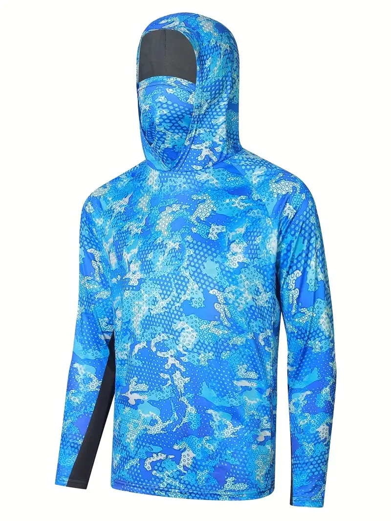 Men Uv Face Mask Fishing Cloth - Fishing Hoodie review and price