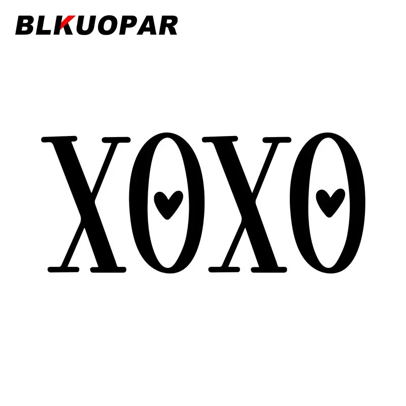 

BLKUOPAR Xoxo автомобильная наклейка устойчивая к царапинам индивидуальные водонепроницаемые наклейки солнцезащитный крем вырез забавные аксессуары для бампера автомобиля мотоцикла