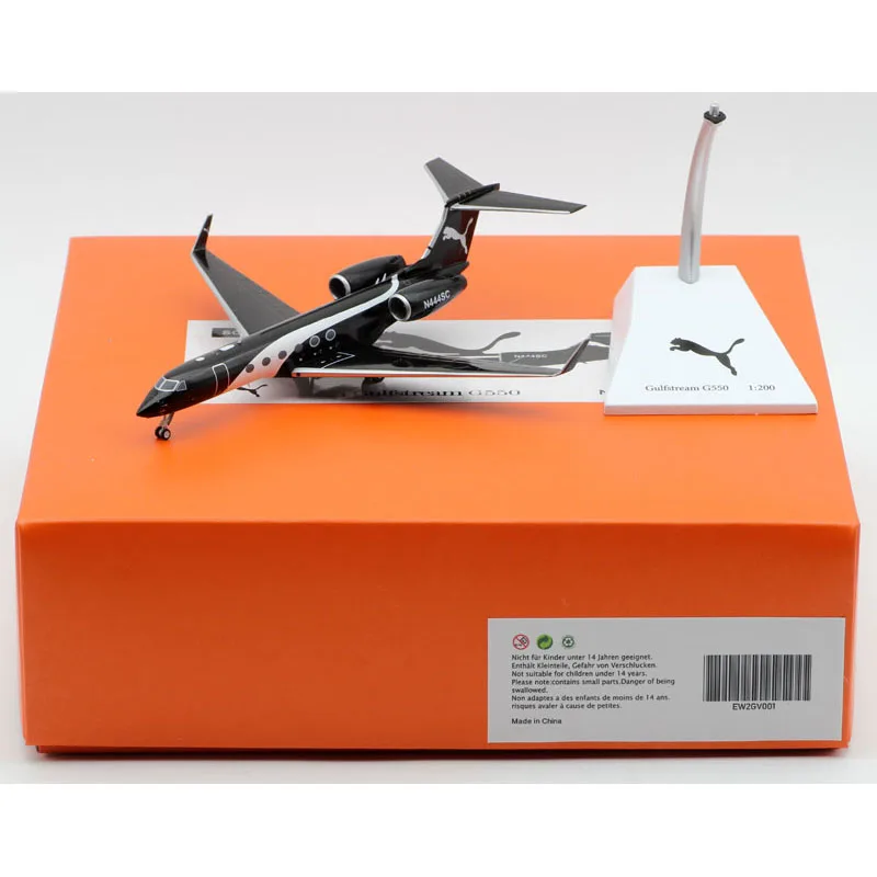 

EW2GV001 Alloy Collectible Plane Gift JC Wings 1:200 Talon Air G-V G650 Diecast Aircraft JET Model N444SC With Stand