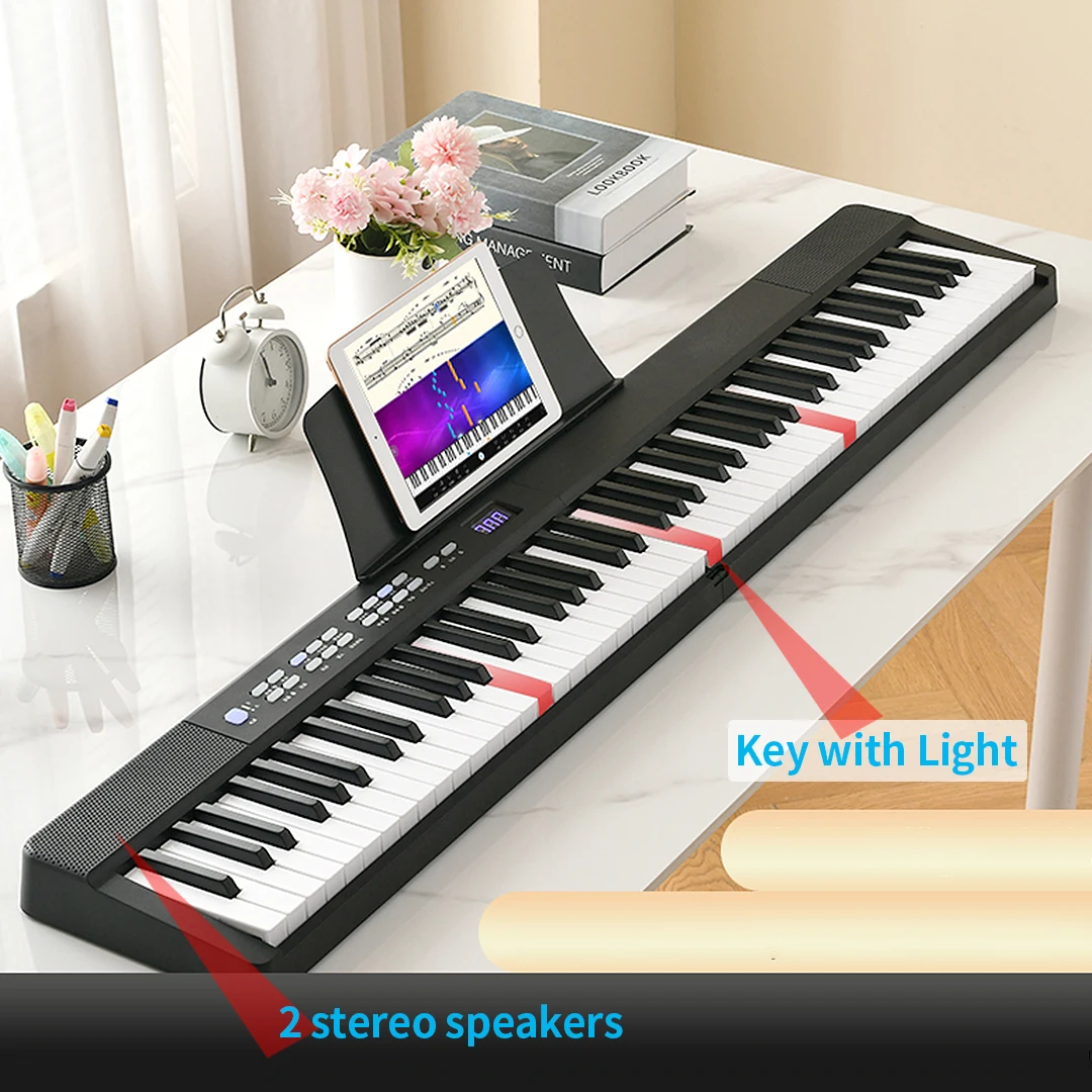 Foldable piano  Keyboardl Midi Controller Electronic Piano Synthesizer Digital 88 Keys