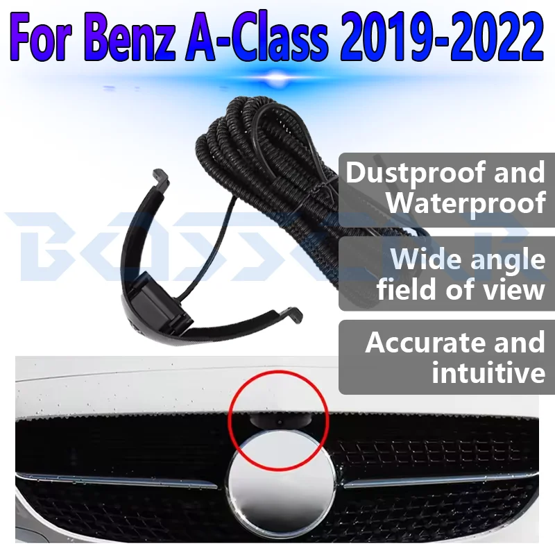 

For Benz A-Class 2019-2022 OEM Car Camera AHD HD Night Vision Fisheye 150°Chrome Parking Monitoring System Front View Camera