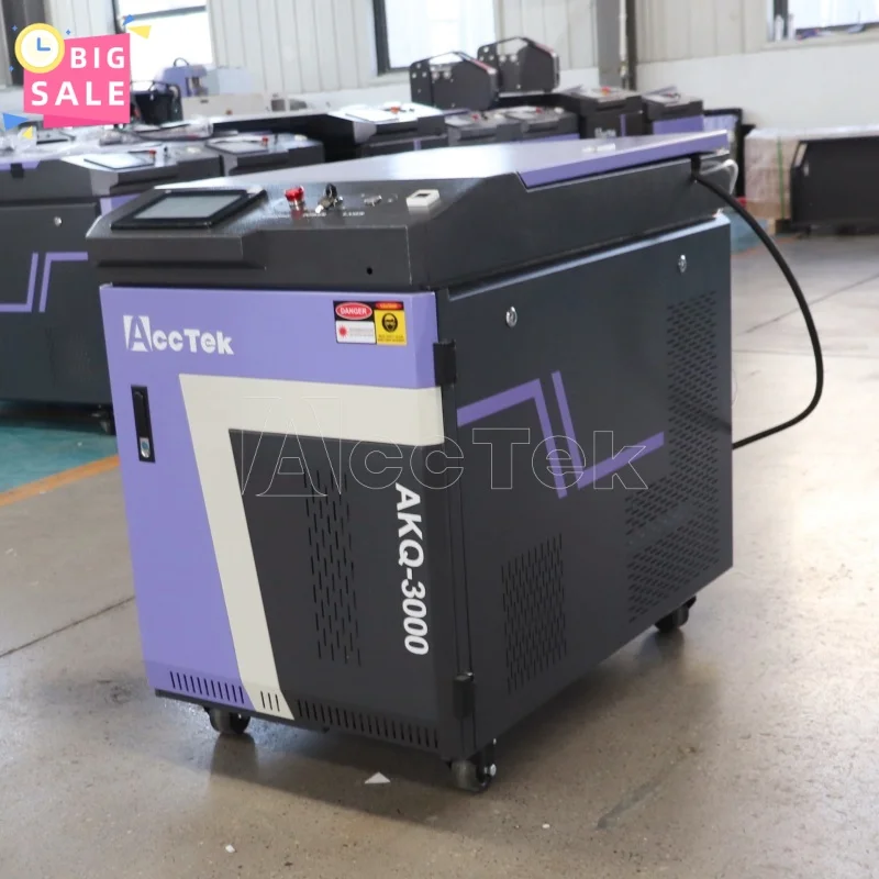 Fiber Laser Cleaning Metal Surfaces Rust Removal Portable Handheld Laser Removal Laser Cleaning Machine 3000w For Paint on Metal