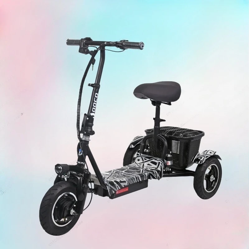 

New Foldable Lithium Battery Electric Tricycle Adult Household