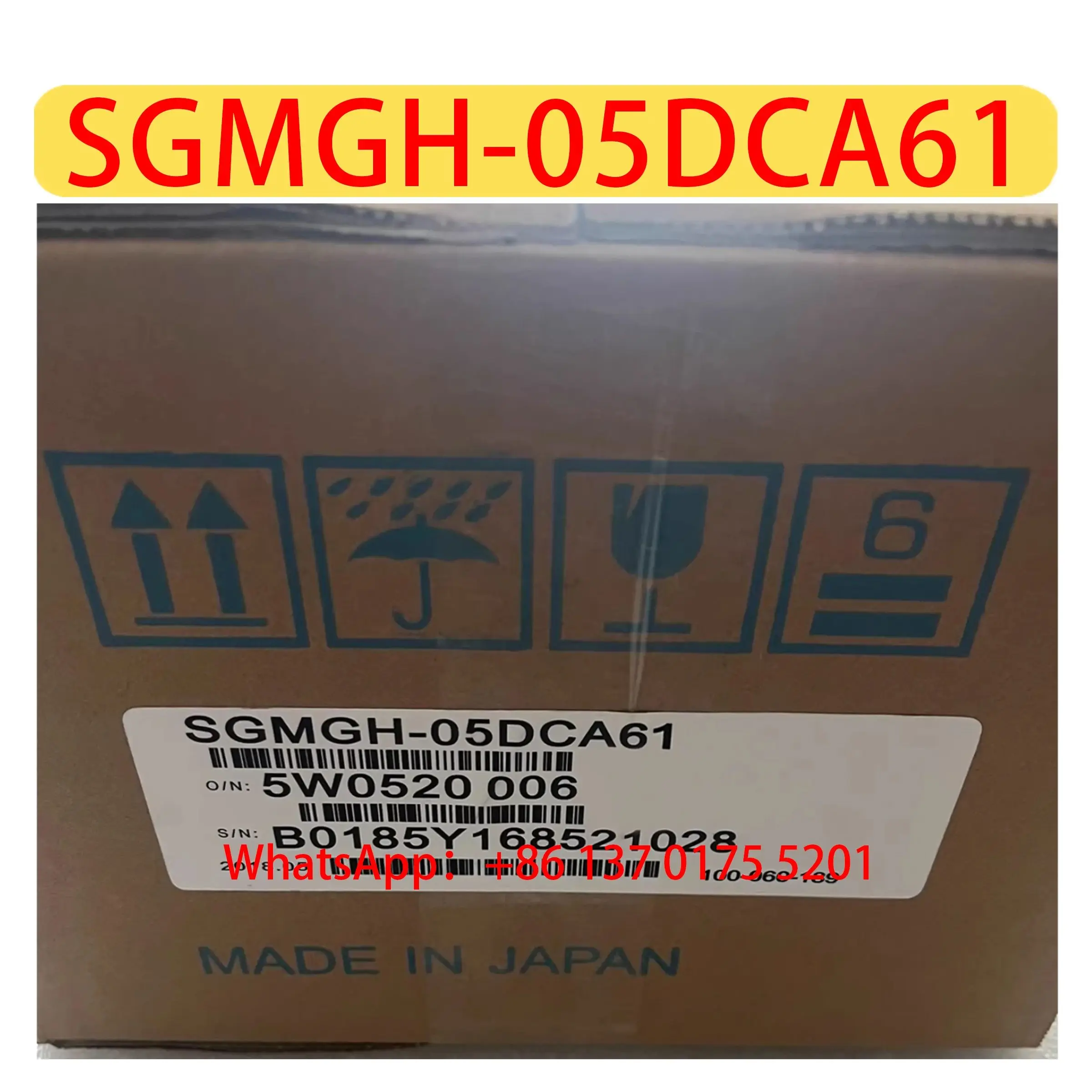 SGMGH 05DCA61 Brand New Servo Motor Original Genuine，SGMGH-05DCA61，Fast shipping