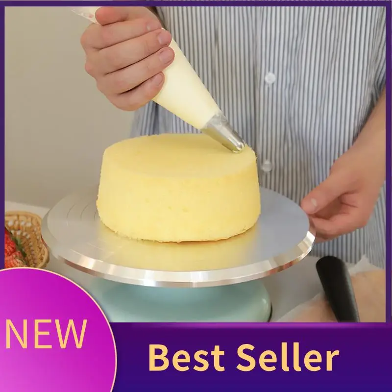 ABLU-Cake Turntable Cake Decoration Table Home Baking Kitchenware DIY Pastry Decoration Turntable Non-Slip Coating Cake Table