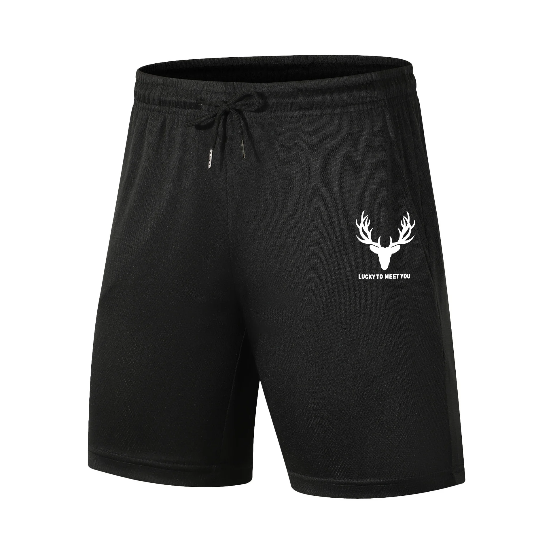 New trend fashion men's shorts multifunctional sports shorts quick drying breathable casual shorts suitable for fitness running