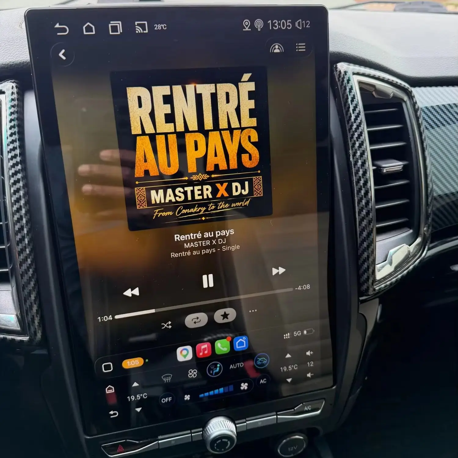Android 15 For Ford Everest Ranger 2016-2021 Car Radio Automotive Multimedia Touch Screen Carplay Auto Bluetooth GPS WIFI Stereo